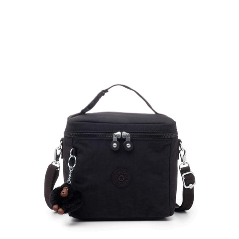 Kipling WomenÃ¢â‚¬â„¢s Graham Lunch Bag, Reusable, Water Resistant, Nylon Insulated Tote, Black Tonal, One Size, (AC8233)