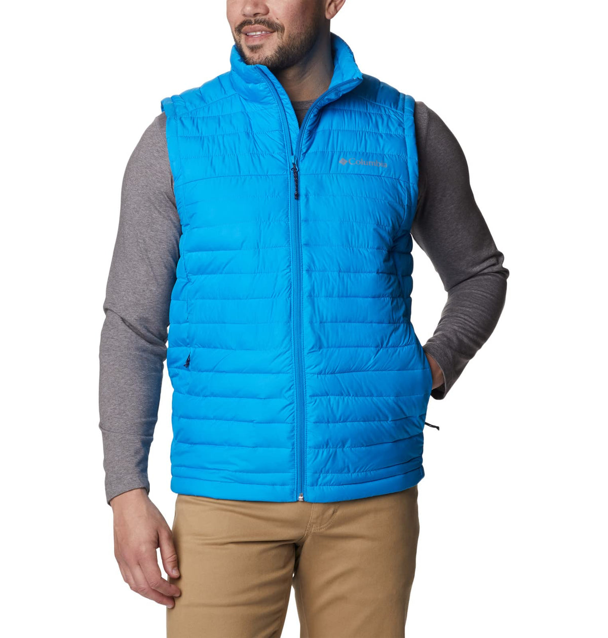 Columbia Men's Silver Falls Vest, Compass Blue, Large