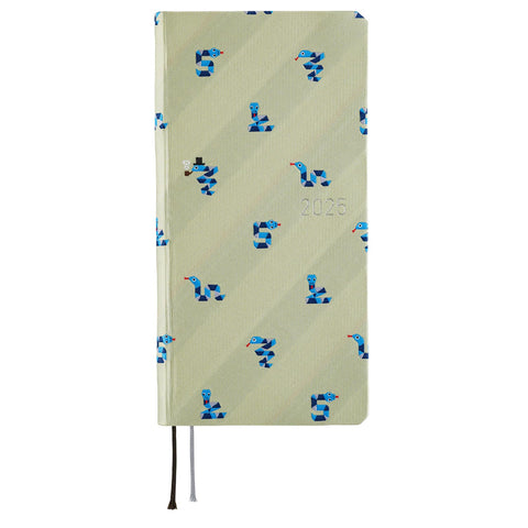 Hobonichi Techo 2025 Weeks MEGA [English/Tall and Slim Size/January Start/Planner] Bow & Tie: Snake Toy