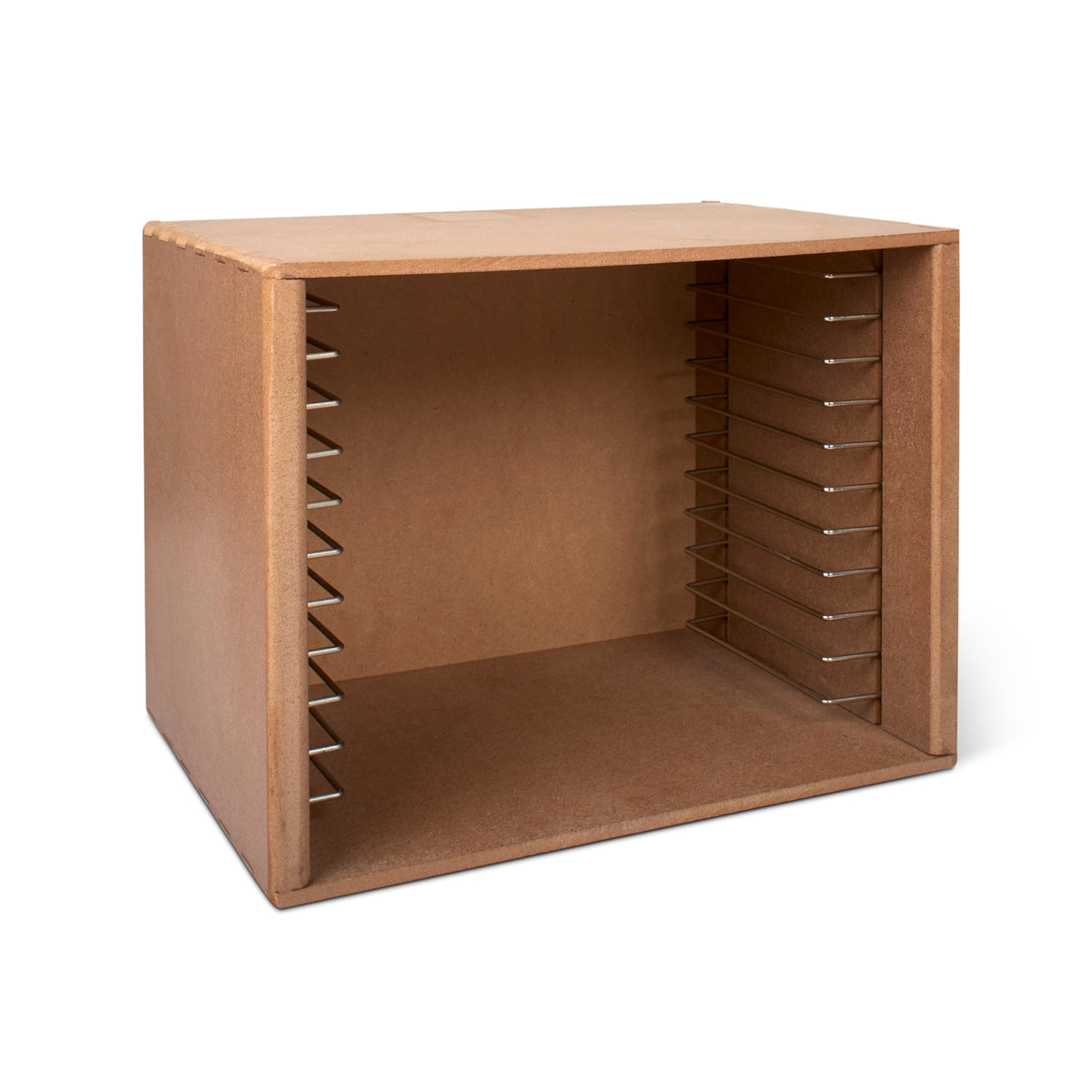 Melissa & Doug Natural Wood Puzzle Storage Case (Holds 12 Puzzles)