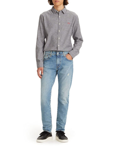 Levi's Men's 512 Slim Taper Jeans, Light Indigo Destructed, 30W / 34L