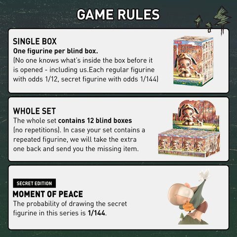 POP MART Zsiga Let It Be Series Figures, Zsiga Blind Box Figures, Random Design Action Figures Collectible Toys Home Decorations, Holiday Birthday Gifts for Girls and Boys, Single Box