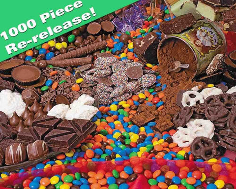Springbok Puzzles - Chocolate Sensation - 1000 Piece Jigsaw Puzzle - Large 24 Inches by 30 Inches Puzzle - Made in USA - Unique Cut Interlocking Pieces