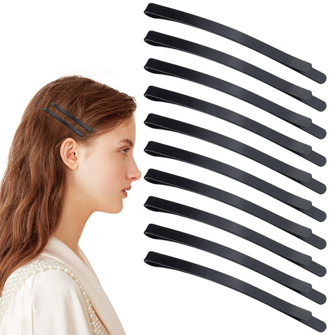 50 Black Jumbo Bobby Pins, 2.56 Inch Metal Hair Clips Hair Pin Bobby-pins Hairpins Hair Accessories for Women Thick Long Updo Hair Style