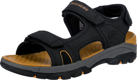 Skechers Men's TRESMEN HIRANO Fisherman Sandal, Black, 10.5 Medium US