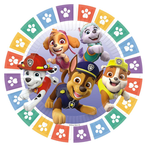 Amscan 9914236-66 Paw Patrol 23Cm Plate 2022-8 Pack