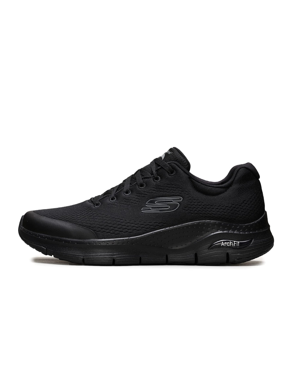 Skechers Men's Arch Fit Oxford, Black/Black, 10.5 M US