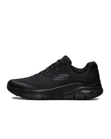 Skechers Men's Arch Fit Oxford, Black/Black, 10.5 M US