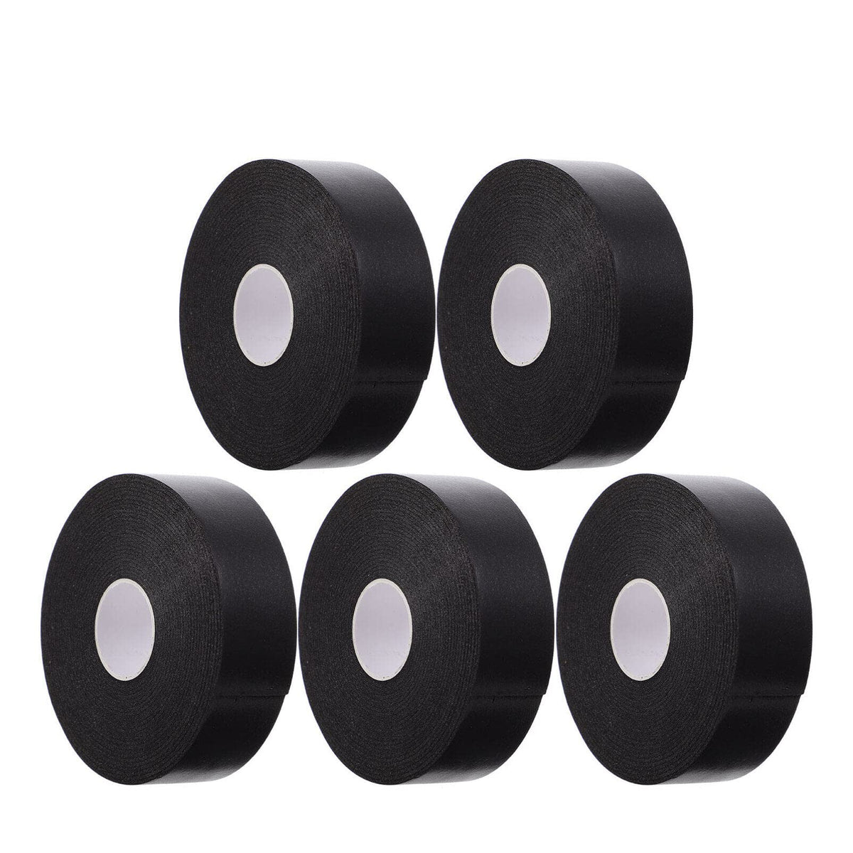 Lurrose Eyelash Extension Tape, 5 Rolls Adhesive Foam Eyelash Extension Tape Breathable Adhesive Lash Tape for Eyelash Extension Supply (Black)