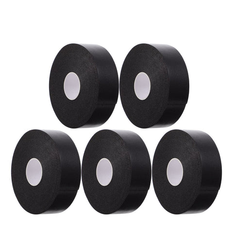 Lurrose Eyelash Extension Tape, 5 Rolls Adhesive Foam Eyelash Extension Tape Breathable Adhesive Lash Tape for Eyelash Extension Supply (Black)