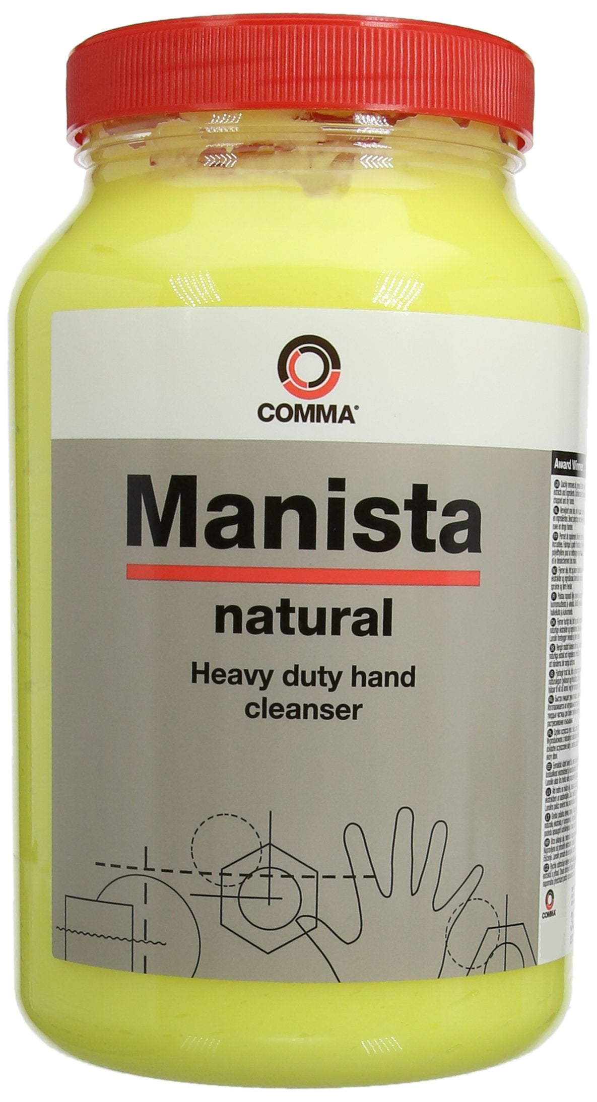 Manista MAN3L Natural Hand Cleanser, 3 Liter