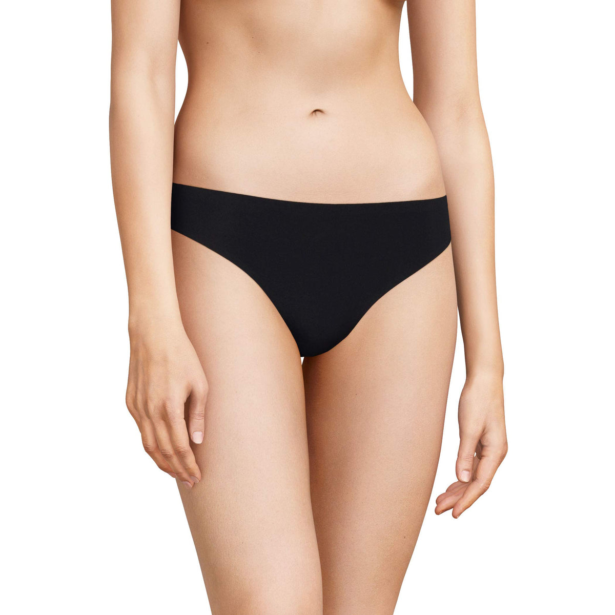 Chantelle Women's, SOFTSTRETCH, Thong, Women's invisible lingerie, Black (Schwarz 11), One Size