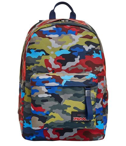Seven Backpack, ISCHOOLPACK Knapsack, Book Bag, for Teen, Girls&Boys, Large Capacity, For School, Sport, Free Time, Laptop Sleeve, with Power bank, USB-Port, Italian Design, blue