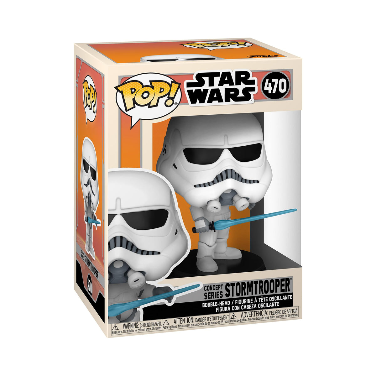 POP Star Wars: Concept Series - Stormtrooper, Multicolor