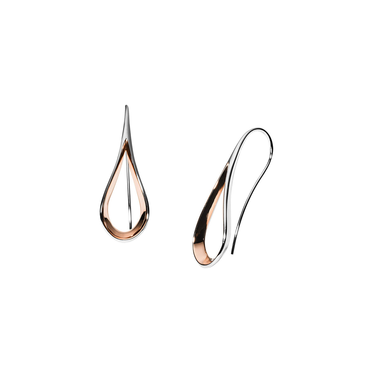 Skagen Women's Kariana Two-Tone Loop Earrings