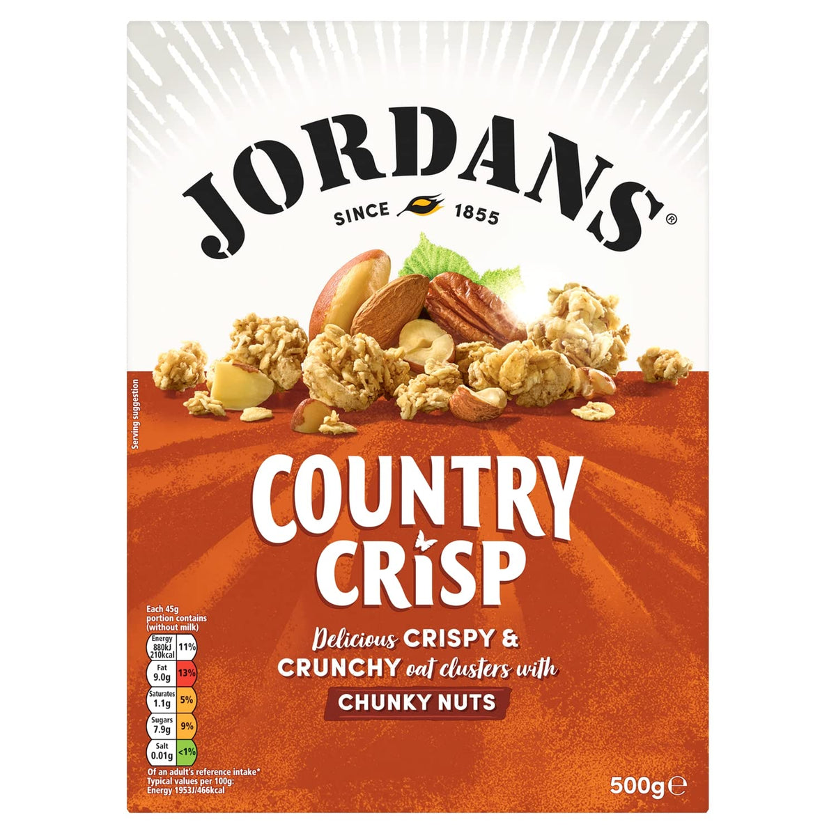 Jordans Country Crisp Chunky Nuts, 500g