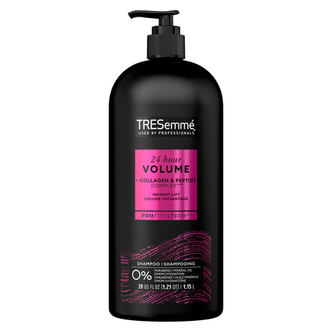 TRESemmÃ© 24 Hour Volume Shampoo with Pump For Fine Hair Formulated With Pro Style Technology 39 oz