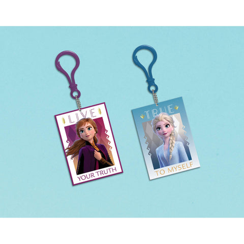 amscan Disney Frozen 2 Vinyl Keychain | 2 1/2" x 2" | 8 Pcs.