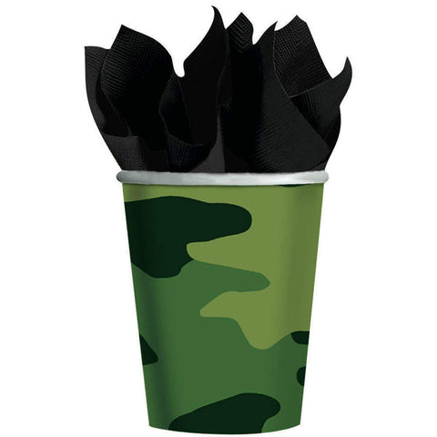 Camouflage Cups, 9 oz., Party Favor