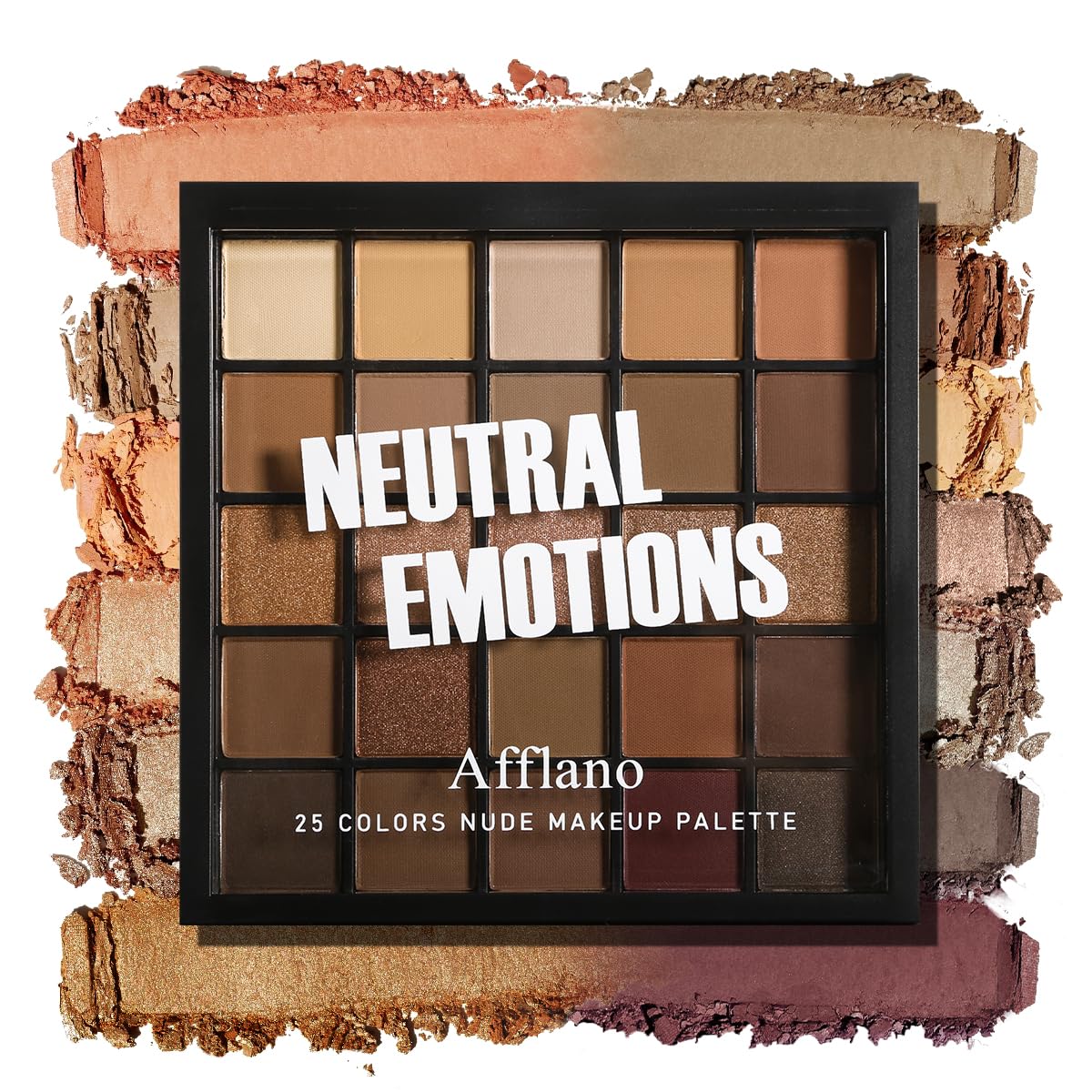 OYGCee Nude Smokey Eyeshadow Palette Makeup,Matte Shimmer Natural Neutral Eye Shadow Palettes,Highly Pigmented Naturing-Looking Long Lasting Waterproof Blendable for Hazel Brown Eyes,Travel Size