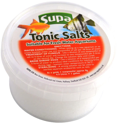 Supa Tonic Salt 225ml, Mild Conditioner And Antiseptic For Use In Fresh Water Aquariums.