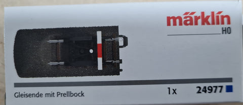 Marklin 3-1/16" + 3/16" Track End with a Bumper