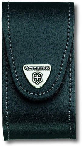 GÃ¼rteletui, Leder schwarz in Blister