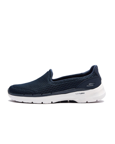 Skechers Women's Go Walk 6-Big Splash Sneaker, Navy/White, 7
