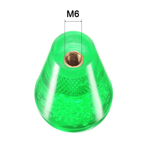 uxcell Ellipse Oval Joystick Head Rocker Ball Top Handle Arcade Game Replacement Green