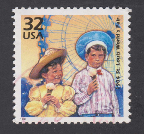 1998 St. Louis Worlds Fair 1904 32Ãƒâ€šÃ‚Â¢ USA Postage Stamp