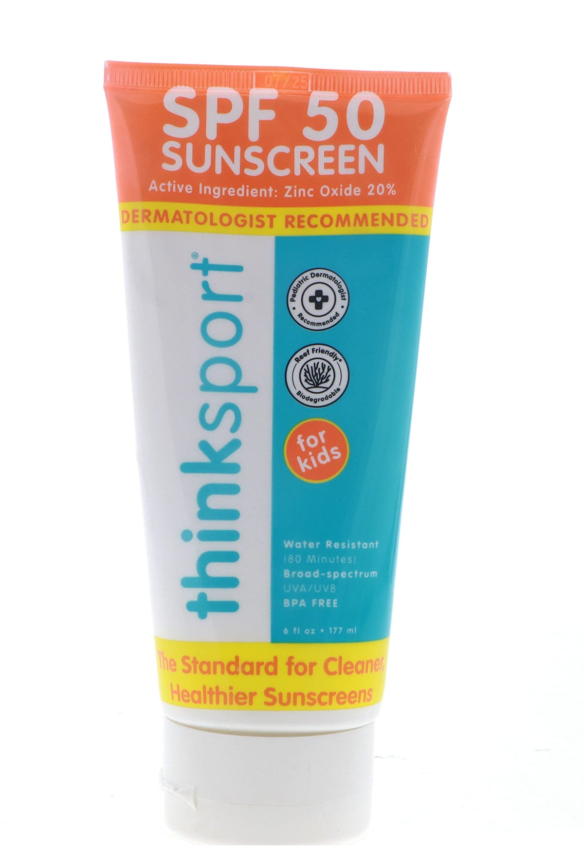 2 Pack of Thinksport Sunscreen SPF 50+, 6 Ounce