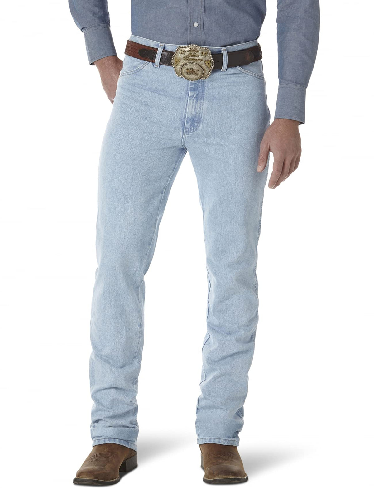 Wrangler Cowboy Cut Bleach Slim Fit Jeans
