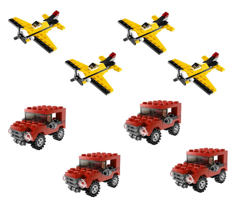 Lego Birthday Fun Favor Pack Set #66373 With 4 Creator Airplanes (# 7803), 4X4's 7808), 8 Memberships And Legoland Or Discovery Admission Tickets (With Paid Adult Admission, Expired 12/31/2011)
