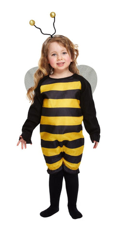 Henbrandt NEW BEE TODDLER BUMBLE BEE GIRLS BOYS FANCY DRESS CHILDREN PARTY WINGS COSTUME 2-4 (Toddler 2-4 Years, Bumble Bee Costume)