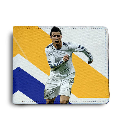 ShopMantra Cristiano Ronaldo CR7 Printed Pu Leather Wallet for Men's/Boy's, CR7 Action, Casual