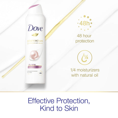 Dove Dry Spray Antiperspirant Deodorant, Beauty Finish 3.8 Ounce