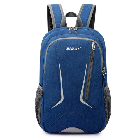 G4Free 16L Small Hiking Backpack, Compact Travel Backpack Lightweight Daypack Waterproof for Men Women Outdoor(Dark Blue)