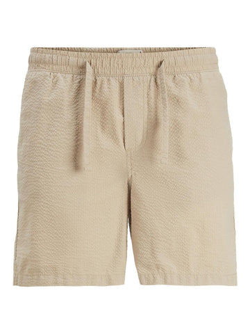 Bestseller AS Men's Jpstjeff Jjjogger Seersucker DEK Sn Shorts, Crockery, XL