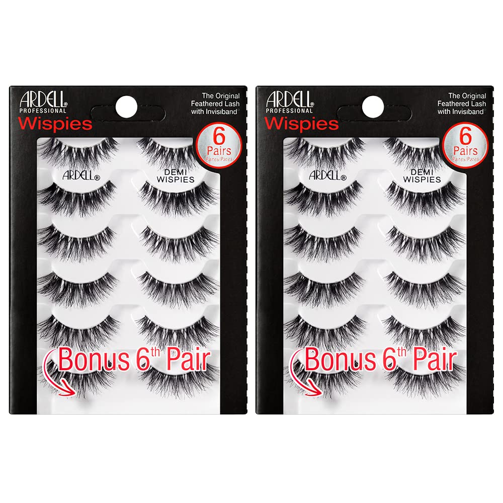 Ardell Multipack Demi Wispies False Lashes 6 Pairs x 2 pack