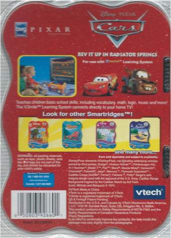 Vtech V.Smile Smartridge Cars: Rev It Up In Radiator Springs