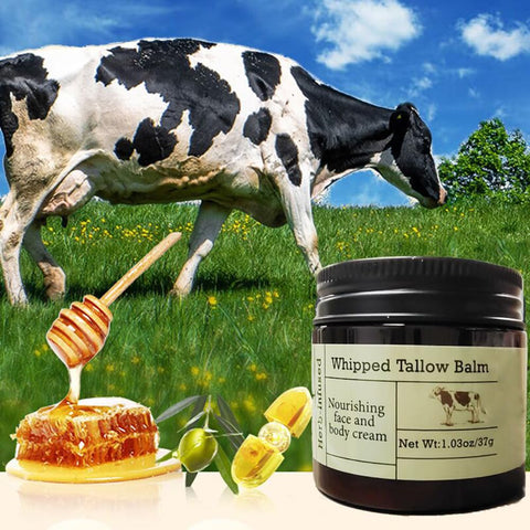 URQT Organic Grass-Fed Tallow Balm - Deeply Moisturizing for Face & Body - Natural Skin Care for Soft, Supple Skin