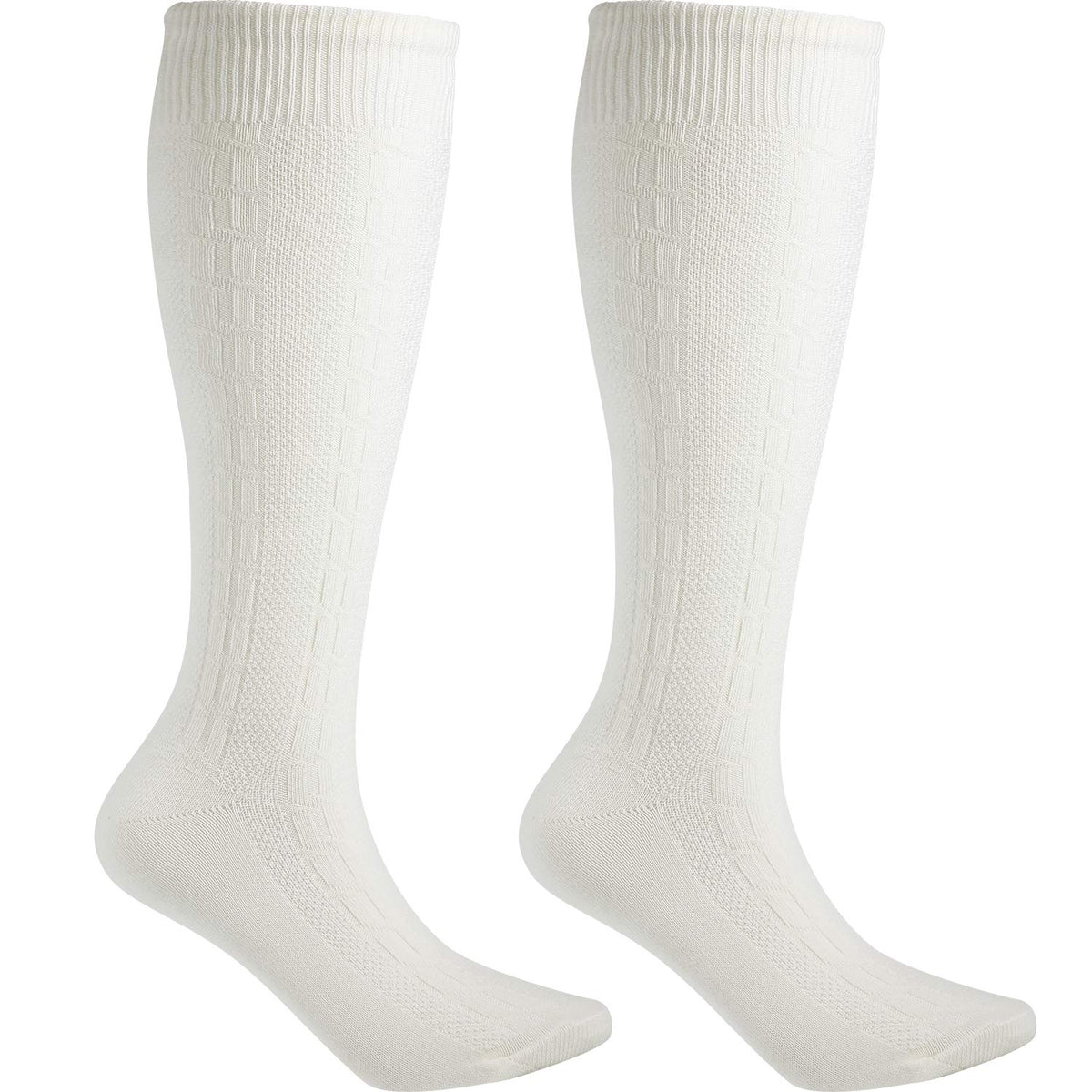 Blulu Lederhosen Socks German Oktoberfest Bavarian Long Embroidered Socks for Men Traditional Outfit Trachten, High Knee
