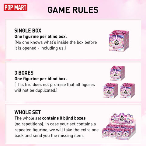 POP MART CRYBABY Wishes at Your Fingertips Series Scene Set Blind Box Figures, Random Design Mystery Toys for Modern Home Decorations Indoor, Collectible Toy Set for Desk Accessories, Single Box