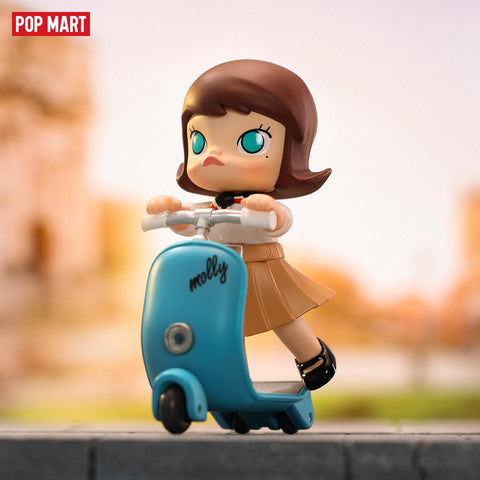 POP MART MOLLY Imaginary Wandering Blind Box Figures, Random Design Box Toys for Modern Home Decor, Collectible Toy Set for Desk Accessories, 1PC