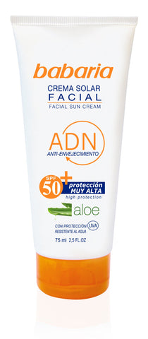 Babaria Adn Cream Solar Facial with SPF 50 75 ml
