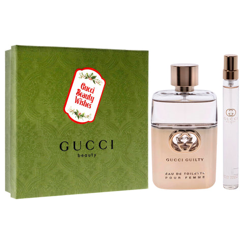Gucci Guilty by Gucci for Women - 2 Pc Mini Gift Set 1.6oz EDT Spray, 0.33oz EDT Spray