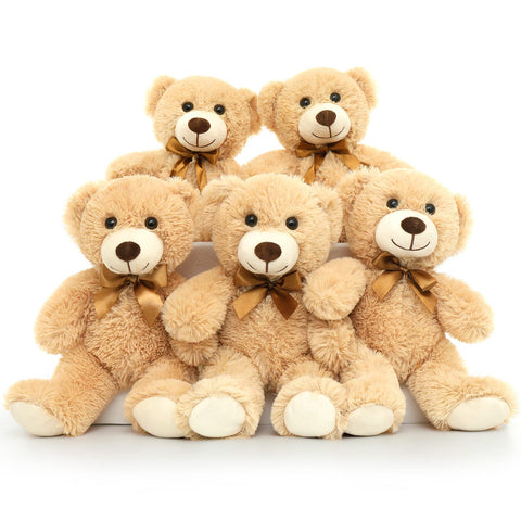 Tezituor Bulk Teddy Bears Stuffed Animal, Teddy Bear Bulk Stuffed Bears Plush, Small Teddy Bears for Baby Shower, Party Centerpiece, Valentines, Birthday