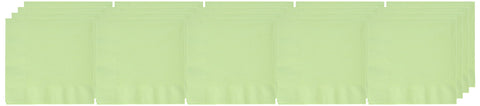 Amscan Ready3-Ply Luncheon Napkins, Leaf Green Party Supplies, 6" x 6"