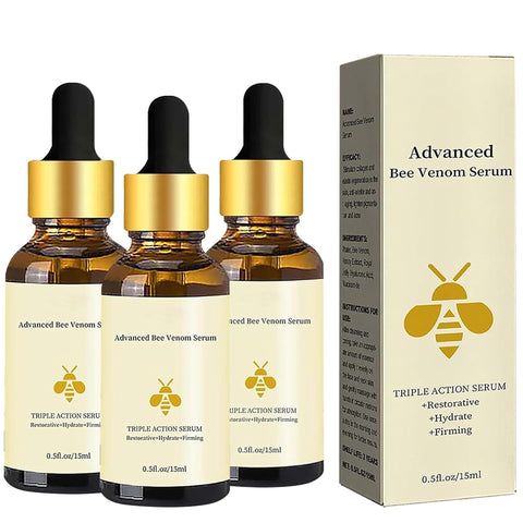 Generic Advanced Bee Venom Essence, Moisturizing and Nourishing Anti-Aging Skincare Essence, Helps Improve Fine Lines & Wrinkles, Hydrating Serum