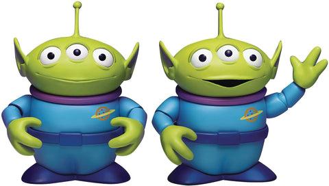 Beast Kingdom Toy Story: Alien DAH-022 Dynamic 8ction Heroes Action Figure 2-Pack, Multicolor